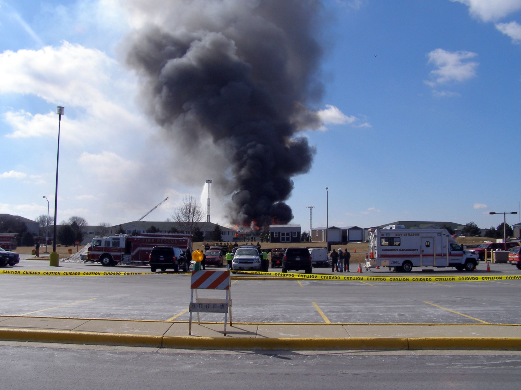 Investigation photos from 109 Knaup Drive explosion
